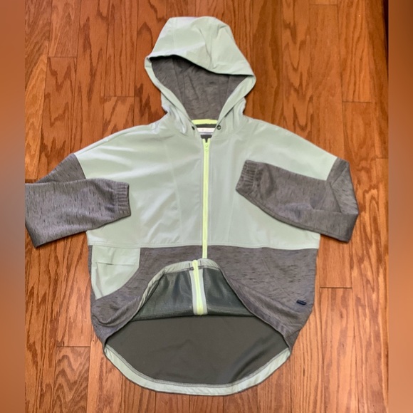 Women's Small Columbia Color Block Technical Hooded Full Zip Mid Layer Jacket - Picture 3 of 16